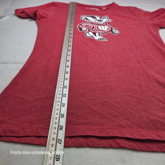 Women's Gressbox Red Wisconsin Badgers Short Sleeve Tee XL - Picture 7 of 7